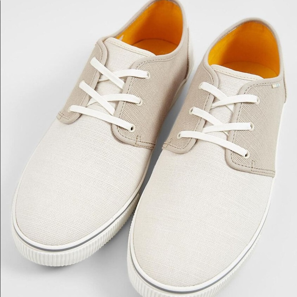 TOMS Mens Carlo Sneaker Birch/Oxford Tan - Size 11